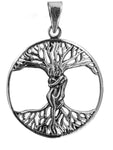 Lebensbaum 208 mit Schlangenkette - Silber