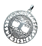 Lebensbaum 210 mit Schlangenkette - Silber