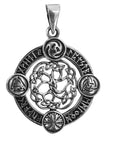Lebensbaum 400 mit Schlangenkette - Silber