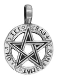 Anhänger 30 Pentagramm - Zinn