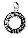 Runenkreis 30 mit Schlangenkette - Silber