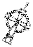Keltenkreuz 371 mit Schlangenkette - Silber