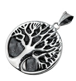 Lebensbaum 42 mit Panzerkette - Edelstahl