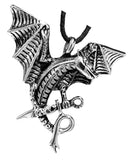 Drache 161 mit Panzerkette - Edelstahl