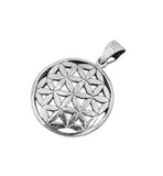Anhänger 96 A Blume des Lebens - Silber