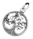 Lebensbaum 213 mit Schlangenkette - Silber