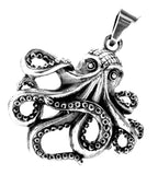 Oktopus 388 mit Schlangenkette - Silber