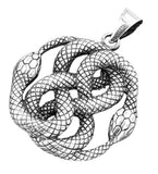 Anhänger 331 Schlangen - Silber