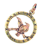 Anhänger 137 Raben - Bronze