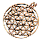 Anhänger 86 Blume des Lebens - Bronze