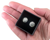 Ohrstecker 23 Blume des Lebens - Silber