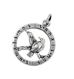 Anhänger 329 Raben - Silber
