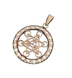 Anhänger 163 Metatrons Würfel - Bronze