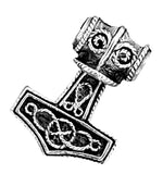 Thorshammer 220 mit Korbkette - Silber