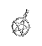 Pentagramm 251 mit Schlangenkette - Silber