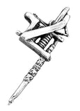 Anhänger 37 Tattoo - Silber