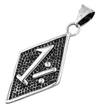 Anhänger 89 B: 1 Prozent klein - Edelstahl