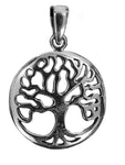 Lebensbaum 86 mit Schlangenkette - Silber