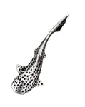 Walhai 389 mit Schlangenkette - Silber