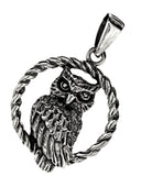 Eule 272 mit Schlangenkette - Silber