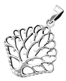 Lebensbaum 88 mit Schlangenkette - Silber