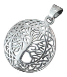 Lebensbaum 154 mit Kette - Edelstahl