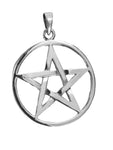 Pentagramm 229 mit Schlangenkette - Silber