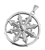 Chaosstern 77 mit Panzerkette - Edelstahl