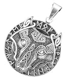 Anhänger 407 Wolfskopf - Silber