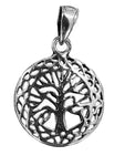 Lebensbaum 247 mit Schlangenkette - Silber