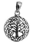 Lebensbaum 247 mit Schlangenkette - Silber