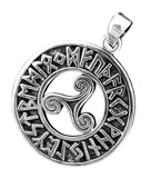 Triskele 319 mit Korbkette - Silber