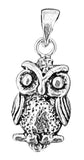 Eule 13 A mit Schlangenkette - Silber