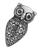 Anhänger 26 Eule - Edelstahl