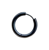 Klappcreole schwarz 16mm - Edelstahl kcschw10