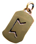Anhänger 100 Perthro - Bronze