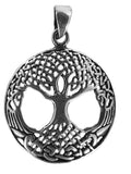 Lebensbaum 92 mit Korbkette - Silber