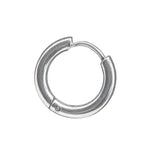 Klappcreole silbern 10mm - Edelstahl kcsi02