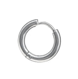 Klappcreole silbern 10mm - Edelstahl kcsi02