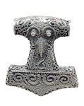 Thorshammer 150 mit Schlangenkette - Silber