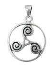 Triskele 24 mit Schlangenkette - Silber