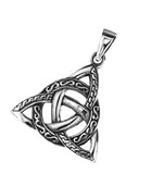 Keltenknoten 232 mit Schlangenkette - Silber