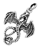 Anhänger 9 Drache - Silber