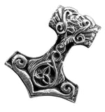 Thorshammer 71 mit Schlangenkette - Silber