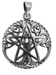 Lebensbaum 250 mit Schlangenkette - Silber