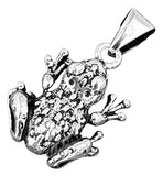 Frosch 114 mit Korbkette - Silber