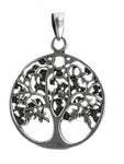 Lebensbaum 165 mit Korbkette - Silber
