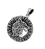 Anhänger 353 Wolfskopf - Silber