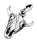 Stier 7 mit Schlangenkette - Silber