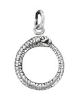 Midgardschlange 110 mit Schlangenkette - Silber